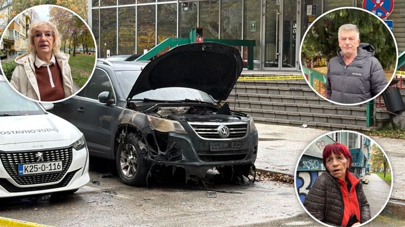 Zabrinutost i strah među građanima Novog Sarajeva nakon niza noćnih požara na automobilima