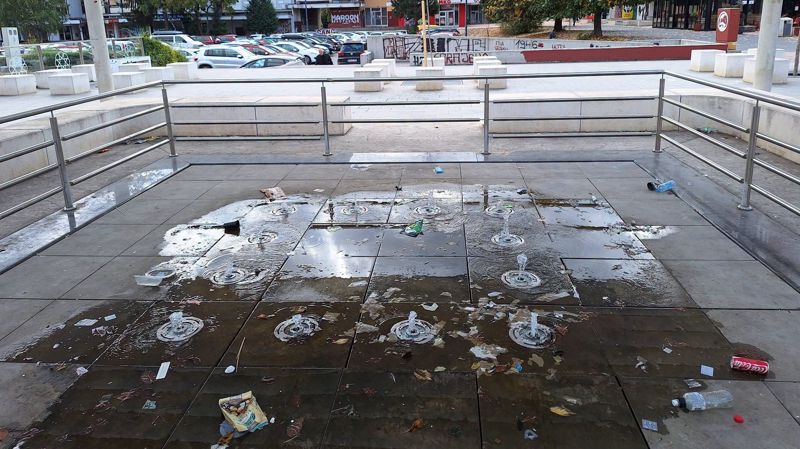 Zapuštena fontana na Ciglanama: Otpad i ambalaža narušavaju izgled sarajevskog naselja
