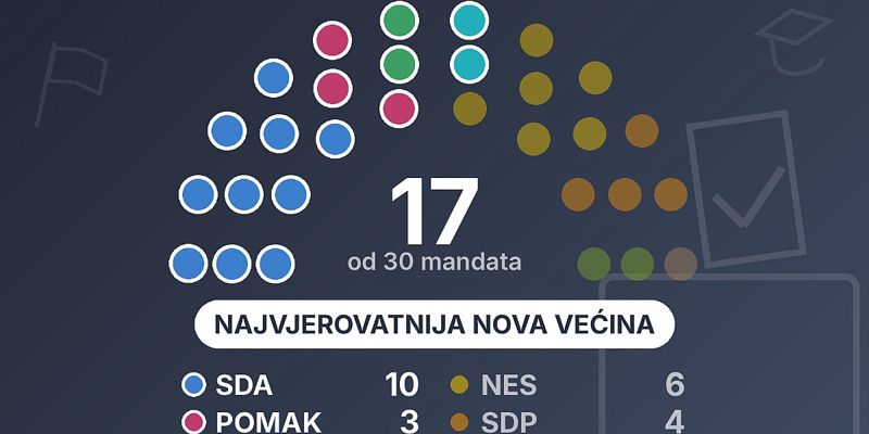 SDA očekuje poziciju premijera u Vladi USK: Podrška birača osnov za preuzimanje vodstva