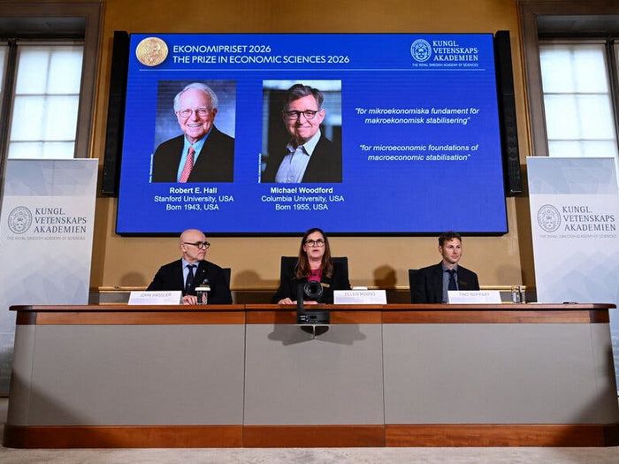Američki ekonomisti Robert E. Hall i Michael Woodford dobitnici Nobelove nagrade za ekonomiju za 2026. godinu