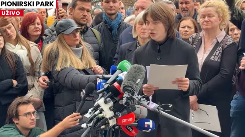 Studentska lista u Srbiji zatražila smjene i ostavke rukovodilaca policije, BIA-e, RTS-a i Telekoma