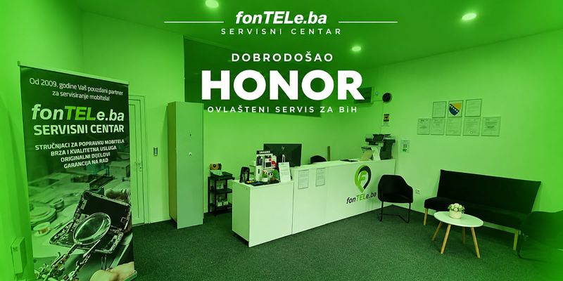 Kompanija fonTELe.ba postala ovlašteni servisni partner za HONOR uređaje u BiH