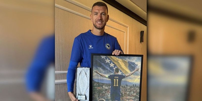 FK Sarajevo uručio poseban poklon Edinu Džeki uoči oproštajnog nastupa za reprezentaciju