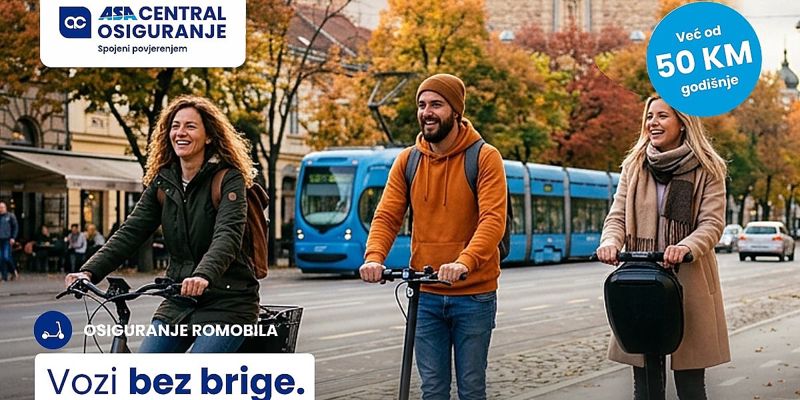 Porast broja romobila na gradskim ulicama donosi veći rizik: ASA CENTRAL predstavila novu vrstu zaštite