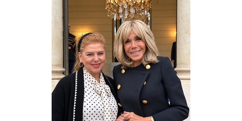 Susret u Parizu: Ambasadorica BiH Višnja Lončar na prijemu kod Brigitte Macron