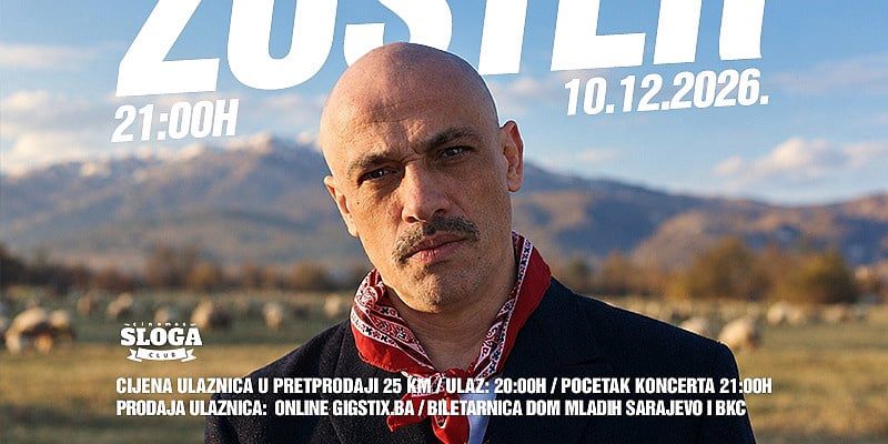 Grupa Zoster zakazala decembarski nastup pred publikom u sarajevskoj Slogi