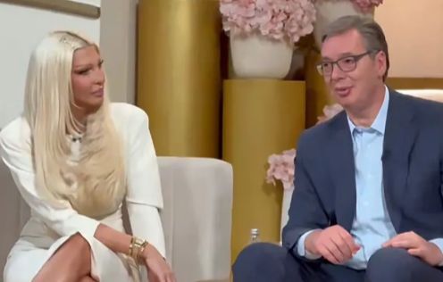 Jelena Karleuša i Aleksandar Vučić gosti u istoj emisiji: Pjevačica podijelila kadrove iz studija