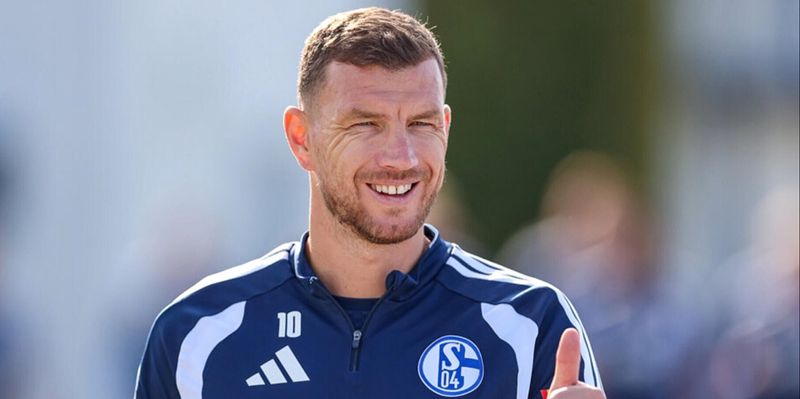 Džeko se vratio treninzima u Schalkeu: Odlične vijesti za navijače pred meč sa Freiburgom