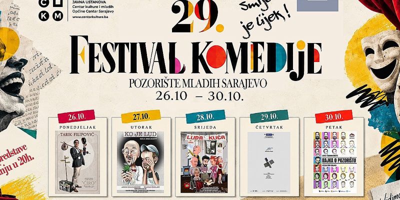 Festival komedije "Smijeh je lijek" u Sarajevu počinje monodramom Tarika Filipovića o Ćiri Blaževiću