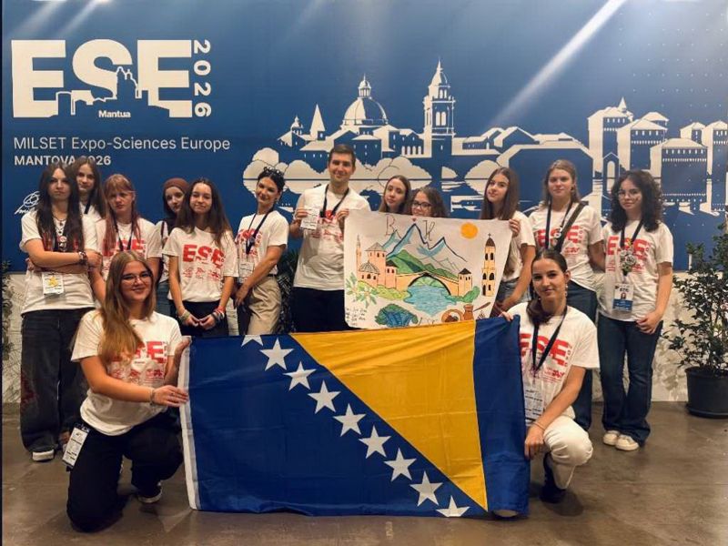 Mladi inovatori iz Bosne i Hercegovine predstavljaju naučne projekte u Italiji