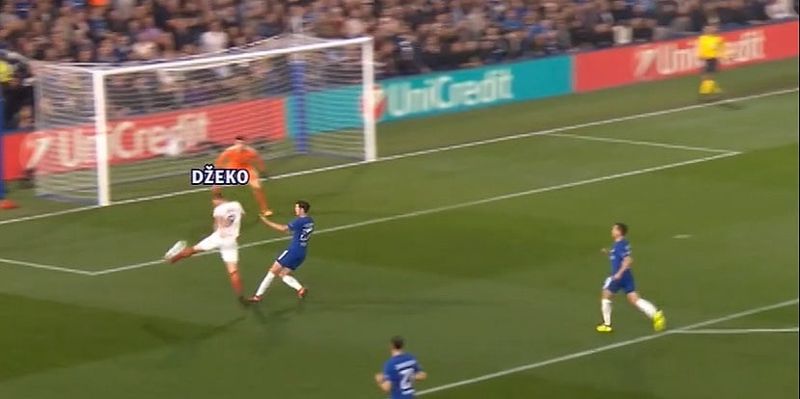 UEFA ponovo podsjetila na nezaboravni pogodak Edina Džeke protiv Chelseaja