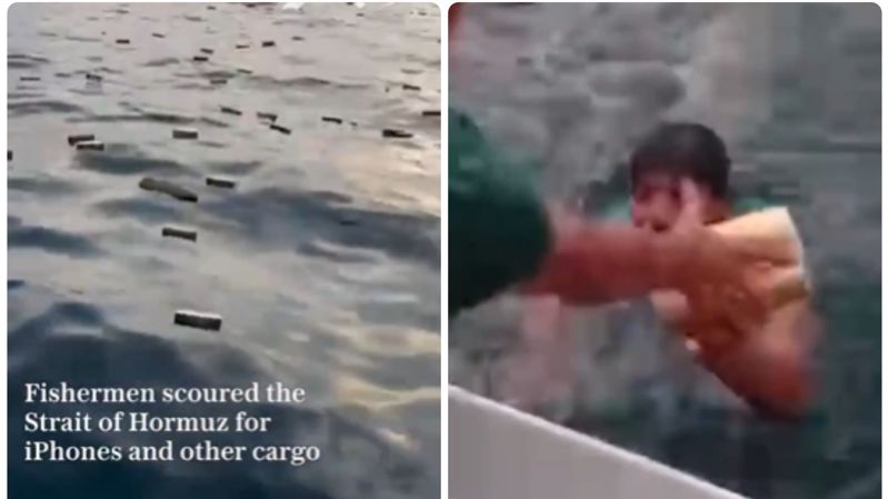 Potraga za vrijednom robom u Hormuškom moreuzu nakon potonuća teretnog broda