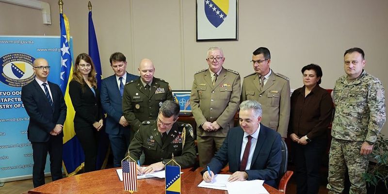 Potpisan plan bilateralne vojne saradnje između Bosne i Hercegovine i SAD-a za 2027. godinu