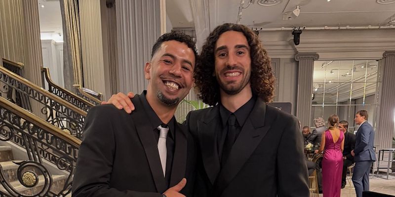 Rivalstvo ostavljeno po strani: Otac Laminea Yamala i Marc Cucurella oduševili zajedničkom fotografijom