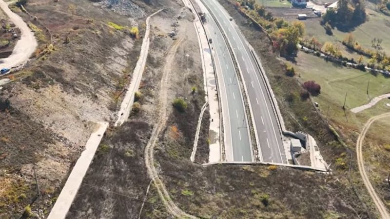 Sanacija potpornog zida na zeničkoj zaobilaznici: Pogledajte snimke radova iz zraka