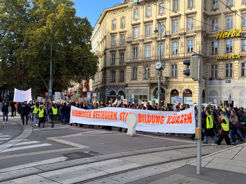 Masovni protesti u Beču: Akademska zajednica traži dodatne dvije milijarde eura za javne univerzitete