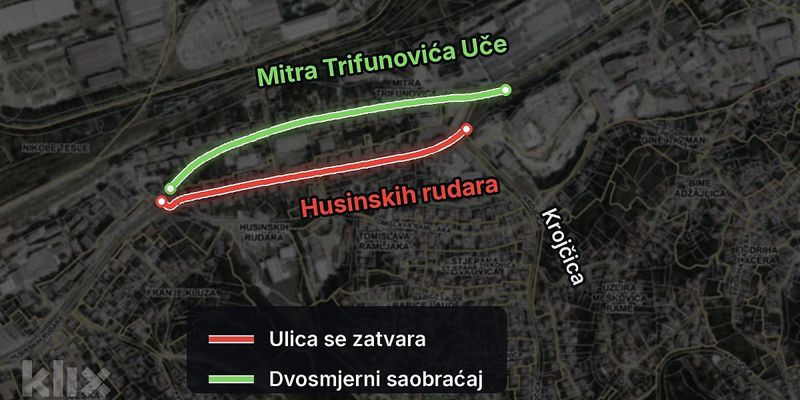 Nastavak sanacije južne saobraćajnice u Tuzli donosi izmjene u režimu saobraćaja