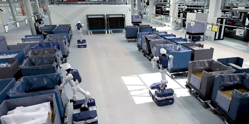 Audi u saradnji s tehnološkim partnerima testira humanoidne robote za sortiranje dijelova u proizvodnji