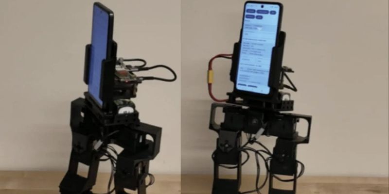 Inženjeri predstavili PhoneBot: Stari pametni telefoni pretvoreni u mozak dvonožnog robota