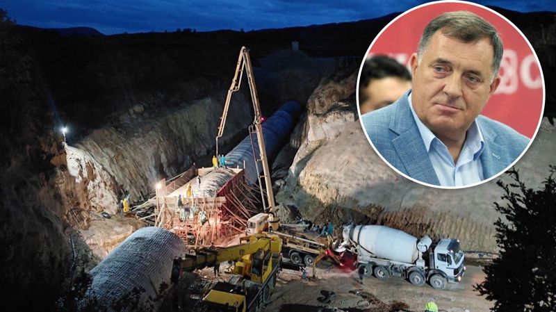 Završetak radova na tunelu HE Dabar: Dodik poručio da je višedecenijski san ostvaren