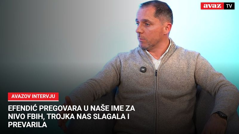 Elvedin Sedić: Efendić vodi pregovore u naše ime za federalni nivo, Trojka nas je izigrala
