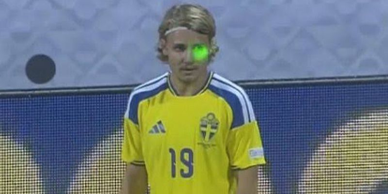 Incident na utakmici u Zenici: Švedski reprezentativac ometan laserom, slučaj prijavljen policiji