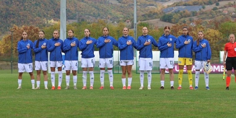Ubjedljiv poraz bh. juniorki u Zenici: Rani crveni karton odredio tok meča protiv Engleske