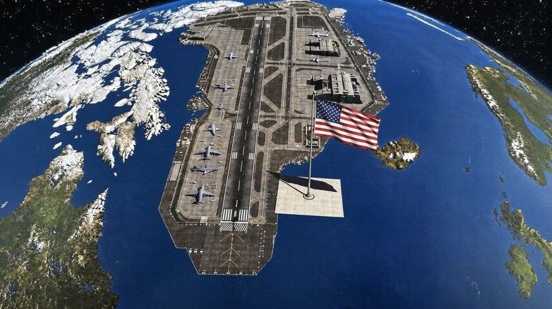 Donald Trump podijelio kartu Grenlanda kao američke zrakoplovne baze