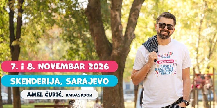 Amel Ćurić izabran za ambasadora 11. izdanja Dječijeg sajma u Sarajevu