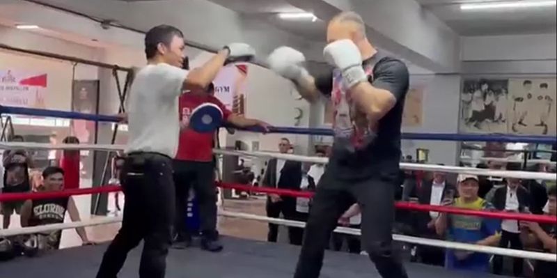 Poljski predsjednik odradio bokserski trening sa slavnim Mannyjem Pacquiaom