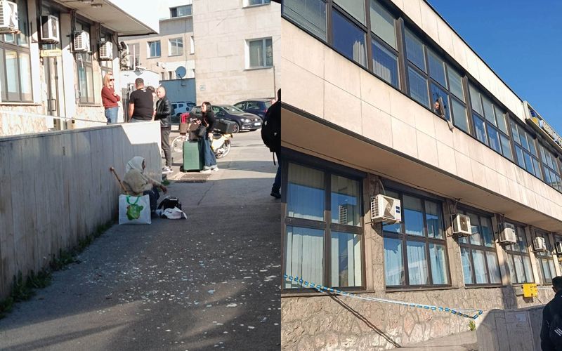 Drama u sarajevskoj pošti: Uposlenik glavom razbio staklo nakon nesuglasica oko bolovanja