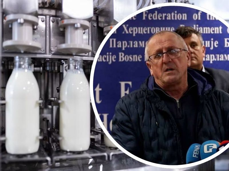 Mljekari u BiH pred kolapsom: Zbog niskih otkupnih cijena i prekomjernog uvoza najavljene blokade granica
