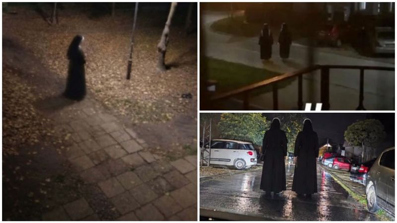 Misteriozne osobe u crnim odorama ponovo viđene u Sremskoj Mitrovici