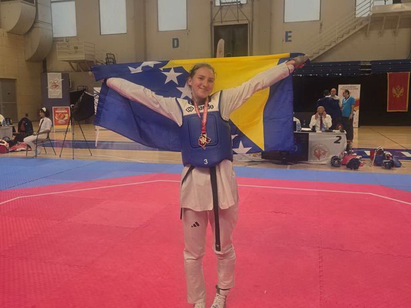 Veliki uspjeh u Podgorici: Ema Mahmutović osvojila zlato na turniru Montenegro Open 2026