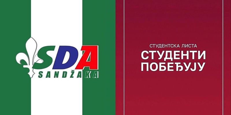 SDA Sandžaka uputila čestitku Studentskoj listi uz poruku o važnosti demokratskih promjena