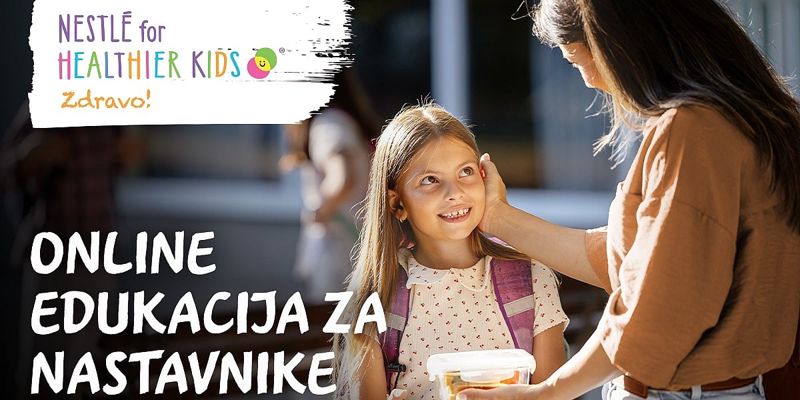 Otvorene prijave za nastavno osoblje: Online edukacija o zdravoj ishrani učenika u okviru projekta „Zdravo!”