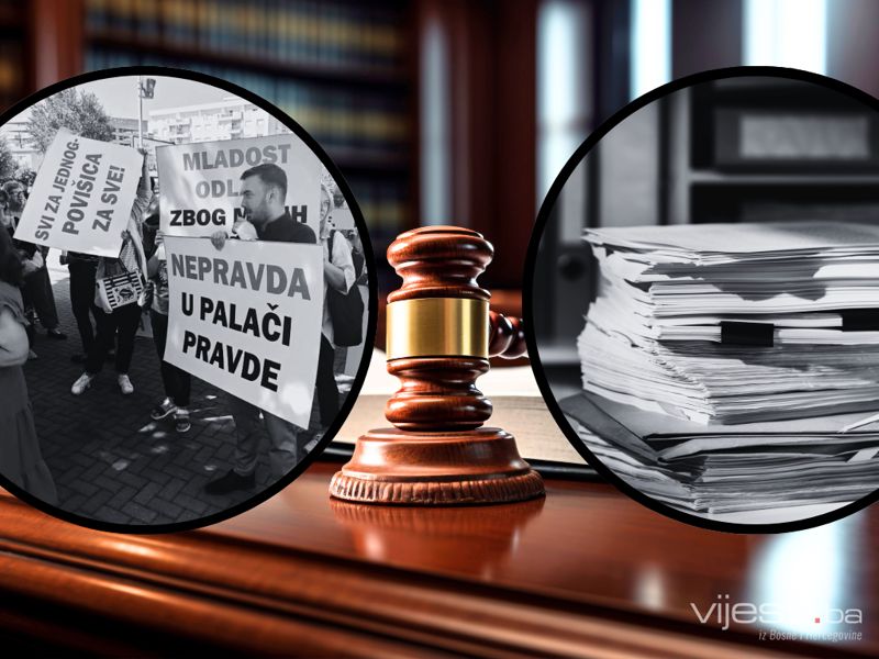 Štrajk u pravosuđu HNK traje duže od mjesec dana: Posljedice blokade trpe privreda i građani