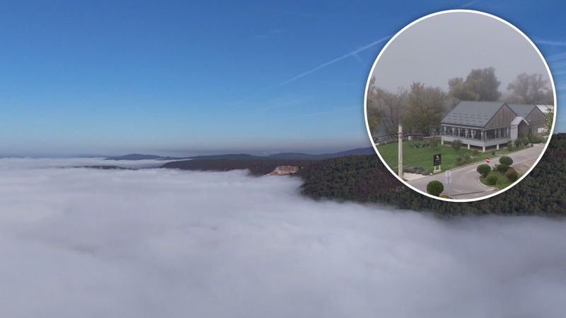 Bihać pod gustim maglenim pokrivačem, dok na višim visinama preovladava sunčano vrijeme