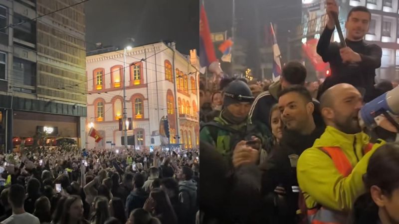Završna manifestacija Studentske liste u Beogradu okupila brojne građane uoči izbora
