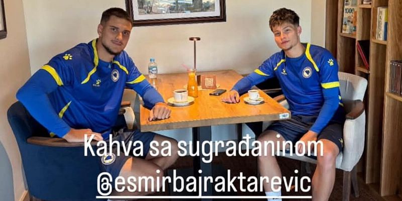 Reprezentativci BiH Esmir Bajraktarević i Zinedin Smajlović posjetili Srebrenicu
