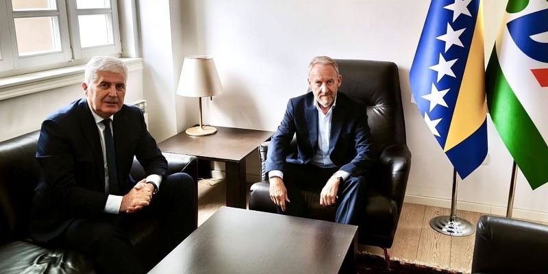 Čović i Izetbegović u Sarajevu razgovarali o formiranju vlasti i reformskim procesima