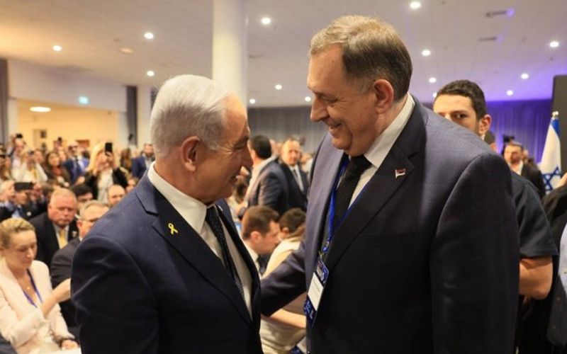 Dodik uputio podršku Netanyahuu pred izbore u Izraelu: „Stojim čvrsto uz tebe i tvoj narod“