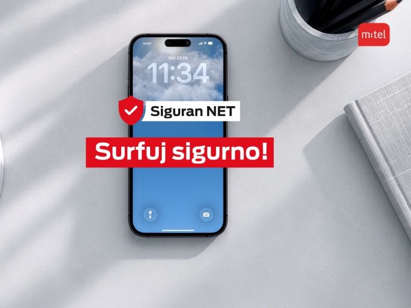 Usluga Siguran NET kompanije m:tel spriječila gotovo 20 miliona digitalnih prijetnji za mjesec dana