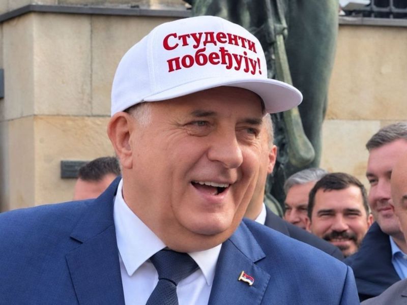 Novi politički zaokret Milorada Dodika: Od oštrih optužbi do čestitki studentskoj listi