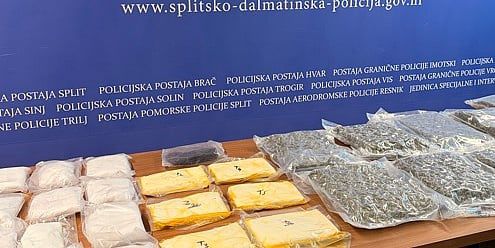 U nizu policijskih akcija u Dalmaciji oduzeto više od 38 kilograma narkotika