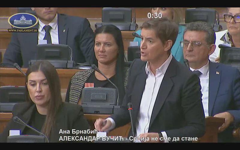 Brnabić tvrdi da se priprema hapšenje Vučića u vezi s nesrećom u Novom Sadu
