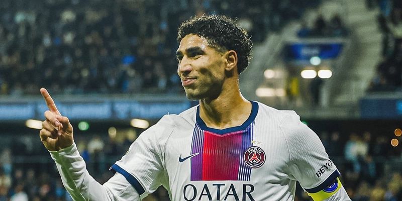 Nevjerovatna partija Hakimija: Učestvovao u svih pet golova PSG-a i upisao prvi hat-trick u karijeri