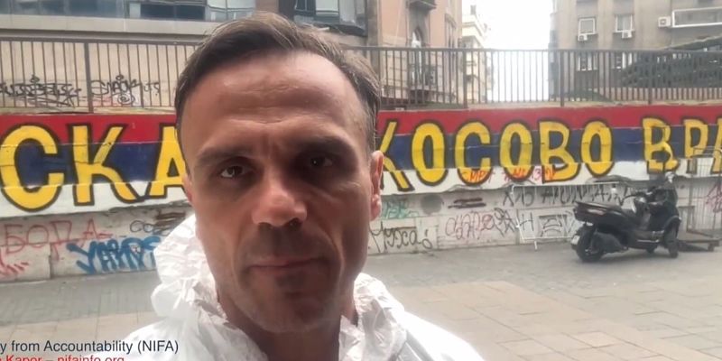 Aktivista prekrečio nacionalistički grafit u Beogradu, uslijedile uvrede i prijetnje na društvenim mrežama