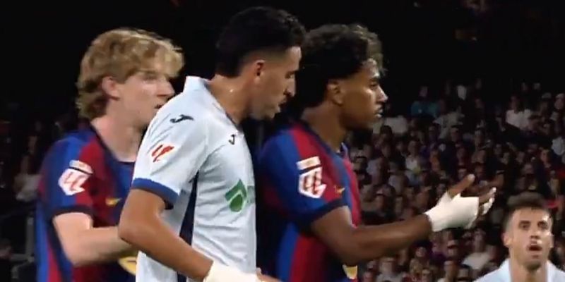 Verbalni sukob na terenu: Fudbaler Getafea provocirao Laminea Yamala temom o reprezentaciji
