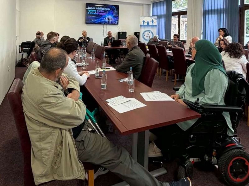 Primjena vještačke inteligencije u zagovaranju prava osoba s invaliditetom: Održana radionica u Sarajevu